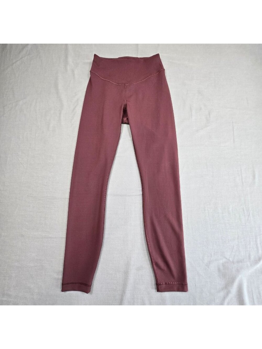 Lululemon Leggings Size 4 Burgundy Full-Length Yoga Pants